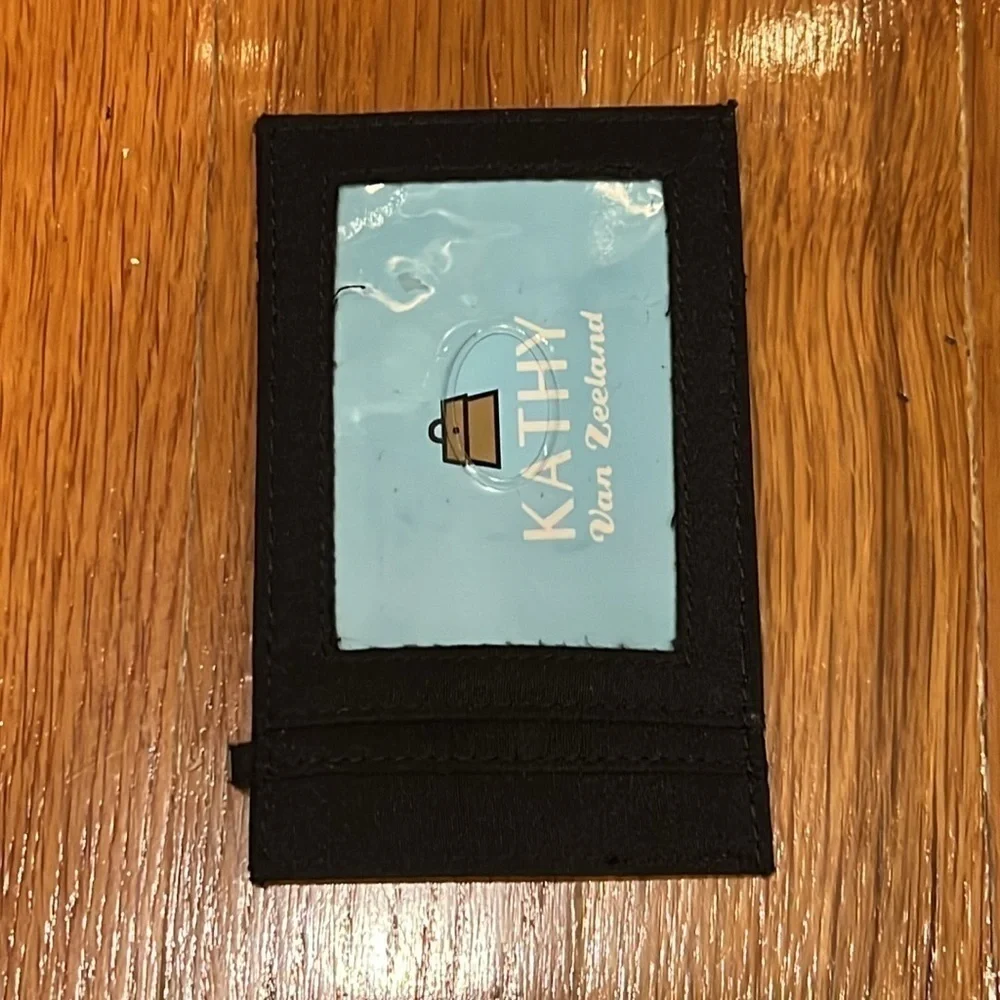 Kathy Van Zeeland Black Card Holder
